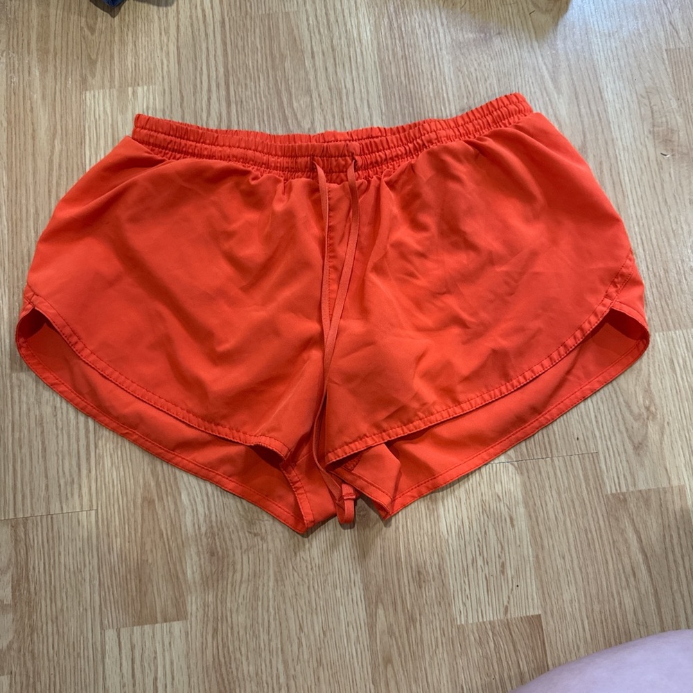 Old Navy Orange Athletic Shorts Lightweight Breathable